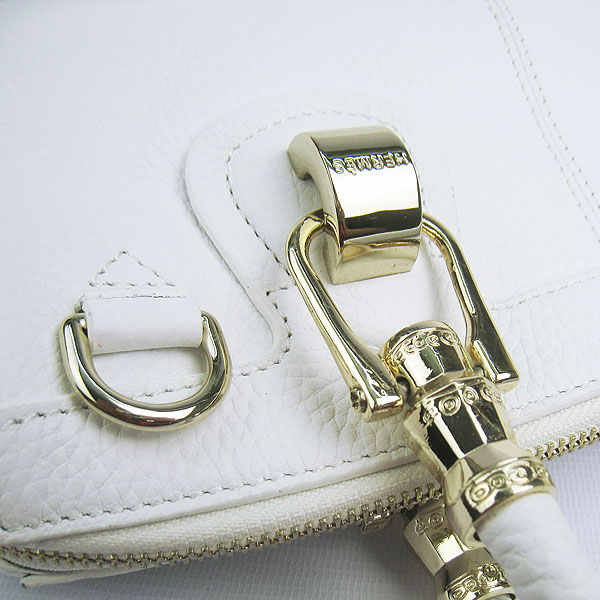 Replica Hermes New Arrival Double-duty leather handbag White 60669